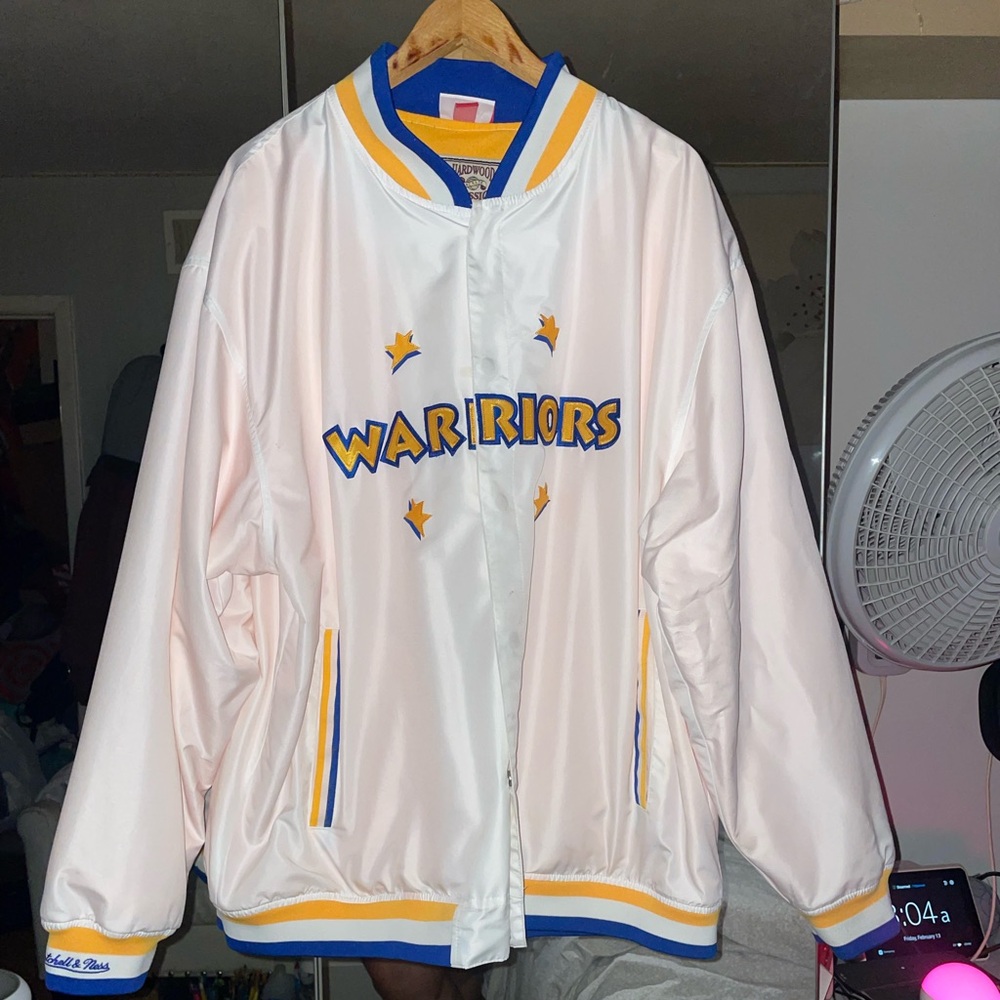 Mitchell & Ness Hardwood Classics Golden State Warriors Jacket 2015